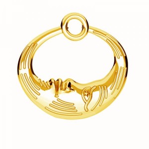 Kuu-riipus, koruosat, hopeakorut, ODL-01112 15,5x16,7 mm