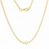 Kaulakorupohja, hopeakorut, hopeaketju, ROLO 035 CHAIN 63 41 cm