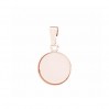 Pendant Base for Resin, 14mm, Jewelry Findings, KR FMG-R 2,3x14 mm