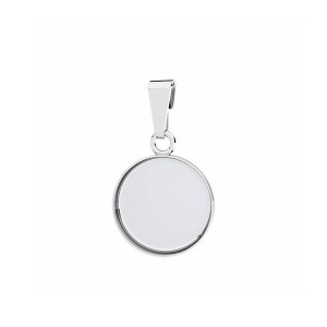 Pendant Base for Resin, 14mm, Jewelry Findings, KR FMG-R 2,3x14 mm Pendant Base for Resin, 14mm, Jewelry Findings, KR FMG-R 2,3x14 mm