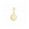 Pendant Base for Resin, 10mm, Jewelry Findings, KR FMG-R 2,2x10 mm