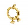 Spring Ring Clasp, Jewelry Findings, AMC 3x12,5 mm