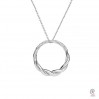 Pyöreä-riipus, hopeakorut, koruosat, ODL-01221 22x22 mm