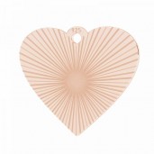 Heart Pendant, Silver Jewelry, Jewelry Findings, LKM-3251 - 0,50 13x15 mm