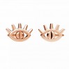 Evil Eye Earrings, Silver Jewelry, Eye of the Prophet, Jewelry Findings, KLS ODL-01217 6,9x10,3 mm