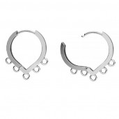Lever Back Earring, Earring Findings, Jewelry Findings, BZK ODL-01233 16,6x19,9 mm