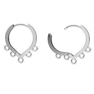 Lever Back Earring, Earring Findings, Jewelry Findings, BZK ODL-01233 16,6x19,9 mm Lever Back Earring, Earring Findings, Jewelry Findings, BZK ODL-01233 16,6x19,9 mm