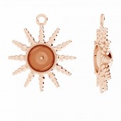 Aurinko-riipus, hopeakorut, koruosat, ODL-01225 21x24 mm