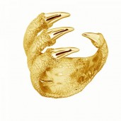 Lohikäärmeen kynnet-sormus, hopeakorut, koruosat, U-RING ODL-01234 15,5x24 mm