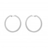 Kreis-Ohrstecker, Ohringteile, Silberschmuck, KLS LKM-3243 - 0,80 39x40 mm