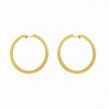 Kreis-Ohrstecker, Ohringteile, Silberschmuck, KLS LKM-3243 - 0,80 39x40 mm