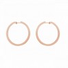 Kreis-Ohrstecker, Ohringteile, Silberschmuck, KLS LKM-3243 - 0,80 39x40 mm