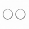 Kreis-Ohrstecker, Ohringteile, Silberschmuck, KLS LKM-3243 - 0,80 39x40 mm