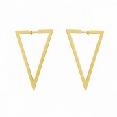 Triangle Earrings, Earring Findings, Jewelry Findings, KLS LKM-3242 - 0,80 40x60 mm