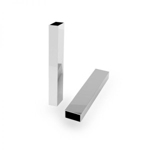 Rectangular Silver Tube Pendant, Silver Jewelry, RURK-007 8x25 mm Rectangular Silver Tube Pendant, Silver Jewelry, RURK-007 8x25 mm