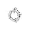 Spring Ring Clasp, Jewelry Findings, AM 4x10 mm