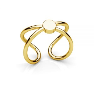 Infinity-hopeasormus, hopekorut, koruosat, U-RING ODL-01158 11x20 mm Infinity-hopeasormus, hopekorut, koruosat, U-RING ODL-01158 11x20 mm
