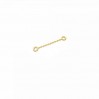 Earring Findings, Extension Chain, 20 mm, Silver Chains, A 030 KCZ 0,8x1,50 - 20 mm