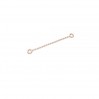 Earring Findings, Extension Chain, 30 mm, Silver Chains, A 030 KCZ 0,8x1,50 - 30 mm
