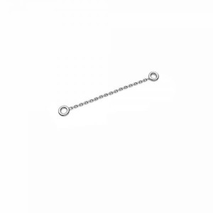 Earring Findings, 30mm, Extension Chain, Silver Chains, A 030 KCZ 0,8x1,50 - 30 mm Earring Findings, 30mm, Extension Chain, Silver Chains, A 030 KCZ 0,8x1,50 - 30 mm
