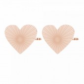 Heart Earrings, Silver Jewelry, Jewelry Findings, KLS LKM-3325 - 0,50 13x15 mm