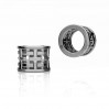 Hopeahelmet, koruosat, hopeakorut, BDS OWS-00454 6x7 mm