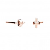 Earrings, 4mm Pearl Base, Silver Jewelry, Jewelry Findings, KLS ODL-01256 5,5x14,5 mm
