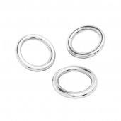 Jump Rings, Soldered, Jewelry Findings, KCZ 0,5x2,15 mm