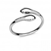 Snake Ring, Silver Jewelry, Jewelry Findings, U-RING OWS-00337 7x19,5 mm