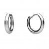 Hoop Earrings, Silver Jewelry, Jewelry Findings, BZO OWS-00505 15x16,5 mm