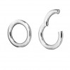 Round Clasp, Jewelry Findings, Silver Jewelry, CHO 4x15,3 mm