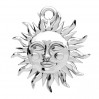 Aurinko-riipus, korunosat, hopeakorut, ODL-01388 16,3x17,4 mm