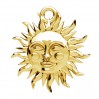Aurinko-riipus, korunosat, hopeakorut, ODL-01388 16,3x17,4 mm
