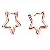 Star Lever Back Earrings, Earring Findings, BZO OWS-00504 22x23 mm