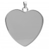 Herz-Anhänger, Giessharzschmuck, Schmuckteile, KR CON 1 FMG 26 mm