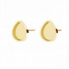 Kyynel korvakorutapit, hopeakorut, koruosat, KLS ODL-01000 6,3x7,5 mm