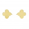 Clover Earrings, Jewelry Findings, Earring Findings, KLS LKM-3183 - 0,50 7x7 mm