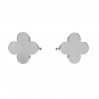 Clover Earrings, Jewelry Findings, Earring Findings, KLS LKM-3183 - 0,50 7x7 mm