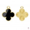 Clover Pendant, Shamrock, Silver Jewelry, CON-1 ODL-01333 15,2x18,1 mm