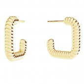 Earrings, Silver Jewelry, Jewelry Findings, KLS ODL-01296 17,8x18 mm
