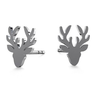 Poron-korvakorutapit, hopeakorut, koruosat, KLS LK-0615 - 0,50 6,6x10 mm Poron-korvakorutapit, hopeakorut, koruosat, KLS LK-0615 - 0,50 6,6x10 mm