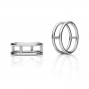 Hopeasormus, hopekorut, koruosat, RING OWS-00474 6,6x19,4 mm R-11