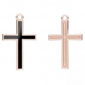 Cross Pendant, Crucifix, Silver Jewelry, CON-1 ODL-01359 16,1x26,4 mm ver.2