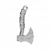 Hatchet Pendant, Silver Jewelry, ODL-01368 9,5x20,5 mm