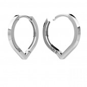 Leverback Earrings, Earring Findings, BZK ODL-01344 15x17 mm