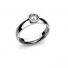Sormuspohja helmille, koruosat, hopeakorut, U-RING ODL-01306 3,2x16 mm