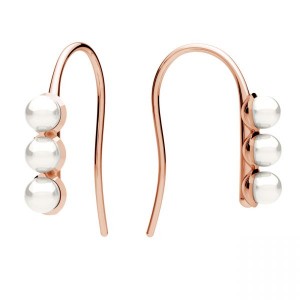 Earrings with Pearls , Jewelry Findings, Earring Findings, KLS ODL-01381 4,8x26 mm ver.2 Earrings with Pearls , Jewelry Findings, Earring Findings, KLS ODL-01381 4,8x26 mm ver.2