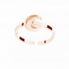 Hopeasormus kuu, hartsi, koruosat, hopeakorut, U-RING ODL-01118 8x20 mm