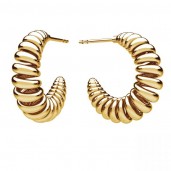 Spiral Earrings, Jewelry Findings, Earring Findings, KLS ODL-00624 5,9x19,5 mm