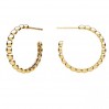 Pebbled Earrings, Jewelry Findings, Earring Findings, KLS ODL-00632 2,6x22,8 mm